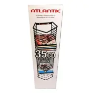New Atlantic CD Wall Mount Rack Holder Storage 35 Disk Display Organizer