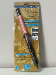 Vintage 1996 Remington 3/4" Smart Shaper Curling Iron w/ Timer & Steam W-3100