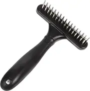 ERINGOGO Horse Hair Grooming Rake Durable Brush for Efficient Pet Hair Removal Portable Grooming Tool for Comfortable Handle
