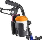 Walker Cup and Phone Holder, Compatible with Rollator and Folding Walkers