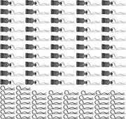 50PCS Universal RC Car Body Shell Clips RC R-Type Pins with Pull Tabs Compatible with All 1/16 1/18 RC Vehicles Truck Buggy Shell Replacement Parts