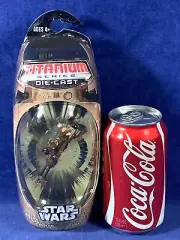 STOLEN IMPERIAL SPEEDER BIKE w/ PAPLOO Star Wars TITANIUM Die Cast Vehicle MICRO