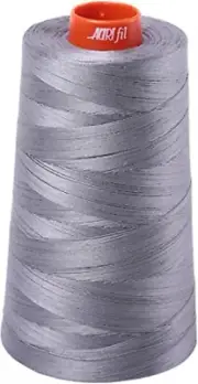 2605 Mako 50 Wt 100% Cotton Thread, 6,452 Yard Cone Grey