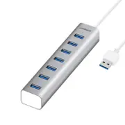 [MB-HUB768] 7-Port USB 3.0 Powered Hub USB 2.0/1.1/Aluminium Slim Design Hub