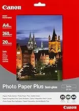 Canon SG201A4 A4 Semi Gloss 260 GSM Photo Paper (20 Sheets)