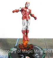 The Invincible Iron Man ~ SILVER CENTURION #001b HeroClix PRIME miniature w/card
