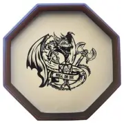 DIE- Dice Tray - 11.5 Octagon - Dice Board Games Tabletop RPGs Like DD DND 3.5 5