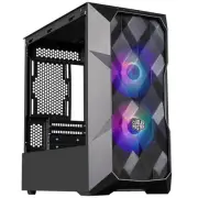 TD300 Mesh Micro-ATX Tower with Polygonal Mesh Front ana Removable Top Panel,...