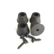 4 Rubber Feet For Amplifier Amp head Speaker Cabinet Furniture Feet 15mm High