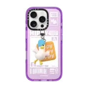iPhone 16 Pro Impact Case MagSafe Compatible HIPPY KEYCHAIN