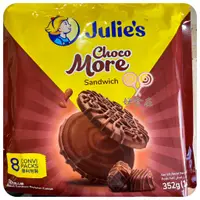 在飛比找蝦皮購物優惠-【好食在】 Julie’s茱蒂絲巧克力味夾心餅乾 352g【