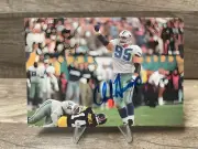 Chad Hennings Dallas Cowboys Hand Signed 4x6 Photo TC46-4924