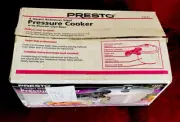 Presto # 01341 Vintage 4-Quart Stainless Steel Pressure Cooker 4 qt, Silver NEW