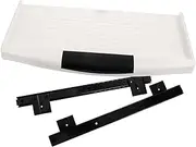 HOUDERCO Desk Keyboard Full Extension Drawer Slides Slide-Out Keyboard Stand Plastic Enhance Typing Experience