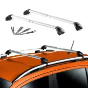 Roof Rack Cross Bars Luggage Carrier for Chevrolet Spark 2013-2015 Alu Silver