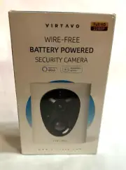 Virtavo Wire Free Battery Powered Security Camera 53343