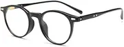 [WNCKSQ] round glasses frame men clear lens male green grey optical glasses for women acetate spring hinge female