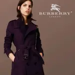 BURBERRY 博柏利 外套 長版風衣 大衣 紫色 MERCARI 日本直送 二手