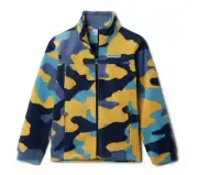 Nwt COLUMBIA YOUTH BOYS' ZING III PRINTED FLEECE JACKET Size XL 18 20