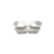 Caroma Raised Toilet Buttons and Bezel Kit White 405067W