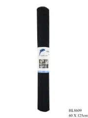 SMARTLINK 3 Rolls PVC Anti-Slip Mat Black 60x125cm - Heavy-Duty Waterproof Non-Slip Floor Mat