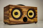 THODIO IBOX™ XC High Density Tiger Stripe Bamboo Speaker- Limited Edition Bluetooth USB 18hour Li-Ion