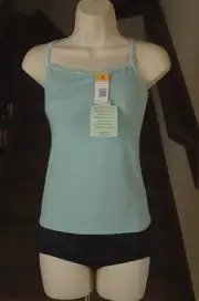 Original Shadowline Soft Touch Icy Morn Shelf Bra Cami Size Small