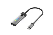 For Data trasfer J5create JCA157 USB-C to HDMI 2.1 8K Adapter - Windows / macOS / Chrome OS Compatible - RGB light indicator for gaming setups (10cm)