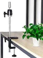 Wig Tripod Stand and Wig C Clamp stand For Hairdressing Training Head Telescopic Mannequin Head Stand Tripod Cosmetology Training Doll Head Wig Stand Sturdy and Durable