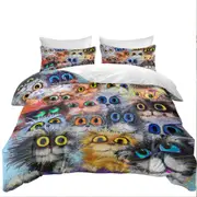 Big Cats' Eyes Quilt Cover