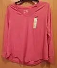 Terra and Sky Long Sleeve V-Neck Core Tees~PLUS Sizes~Various Colors~NEW w/tags