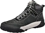 [JiuQing] Men's Hiking Boots Waterproof Desert Boots Breathable Backpacking Trekking Trails Shoes