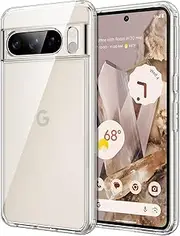 [JETech] Case for Google Pixel 8 Pro 6.7-Inch 2023, Non-Yellowing Shockproof Bumper Protective Phone Cover, Anti-Scratch Hard PC Back (Clear)