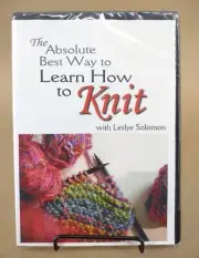 The Absolute Best Way to Learn How to Knit DVD with instructor, Leslye Solomon.