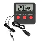 Digital Thermometer Hygrometer Humidity Meters W/ Probe for Egg Incubator