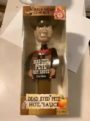 Louisiana Hot Sauce Bobble Head Dead eye Pete Hot Sauce 3 Fl Oz 2013