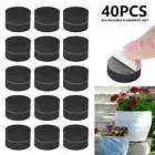40X Non-slip Invisible Rubber Plant Flower Pot Feet Garden Plant Pot Feet Pa)*