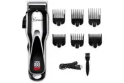 HATTEKER Pro Hair Clipper Cordless Hair Trimmer Mens Beard Trimmer Complete Haircut Grooming kit Hair Cutting Kit for Men, Women & Children Rechargeable
