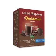 Chocolate Soluble IN Capsules LOLLO CAFFÈ Compatible A Modo Mio, 16 Piece