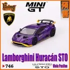 MINI GT 1:64 Huracán STO Viola Pasifae Diecast Model Car