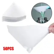 50 x Fine Paint Paper Strainers 190 micron Filter Nylon Mesh Paint Paper Funnel