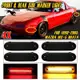 4x LED 側標記燈煙熏鏡頭前後轉向信號燈閃光燈適用於 MAZDA MX-5 MX5 MIATA 1990-2005