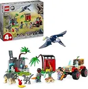LEGO Jurassic World Baby Dinosaur Rescue Centre Toy for 4+ Year Old Boys & Girls, Building Set with Mini Triceratops, Ankylosaurus and Velociraptor Dino Figures, Kids' Toys 76963