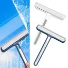 1/2x 2in1 Window Cleaning Equipment Glass Washer Cleaning Sponge Wiper & Brush