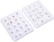 SOESFOUFU 40Pcs Rhinestone Nail Art Decorations DIY Nail Charm Kit for Manicure for Crafting for Professional and Home Use