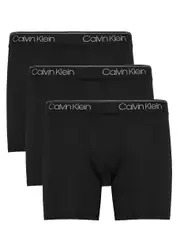 Calvin Klein Logo Stretch-jersey Boxer Briefs - set of Three - Black - XL XL