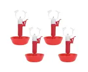 4pcs Chicken Nippler Waterer Automatic Chicken Waterer