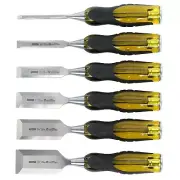 Stanley FatMax 6 Piece Thru Tang Butt Chisel Set