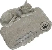 CORHAD Pet Remembrance Stone Memorial Cat Statue Sympathy Outdoor Pet Memorial Figure