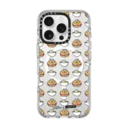 iPhone 16 Pro Clear Case MagSafe Compatible Bagel and Mazto Ball soup